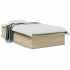 Cama con cajones madera ingeniería roble Sonoma 90x200