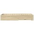 Cama con cajones madera ingeniería roble Sonoma 75x190