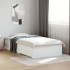 Cama con cajones madera de ingeniería blanca 75x190