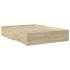 Cama con cajones madera de ingeniería roble Sonoma 120x190