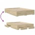 Cama con cajones madera de ingeniería roble Sonoma 120x190