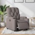 Sillón reclinable eléctrico tela gris