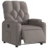 Sillón reclinable eléctrico tela gris