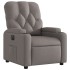 Sillón reclinable eléctrico tela gris