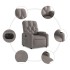 Sillón reclinable eléctrico tela gris