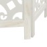 Biombo separador de 4 paneles madera maciza Paulownia