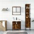 Set de muebles baño 3 pzas madera contrachapada roble