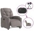 Sillón reclinable de masaje eléctrico tela gris