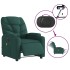 Sillón reclinable de masaje eléctrico tela verde