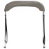 Toldo bimini de 2 arcos gris 180x150x110