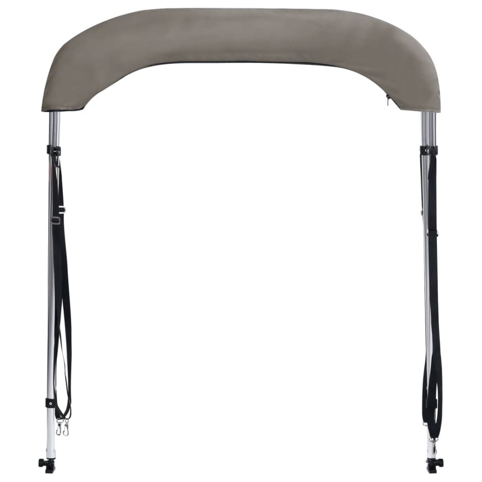 Toldo bimini de 2 arcos gris 180x150x110