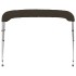 Toldo bimini de 3 arcos negro 183x180x137