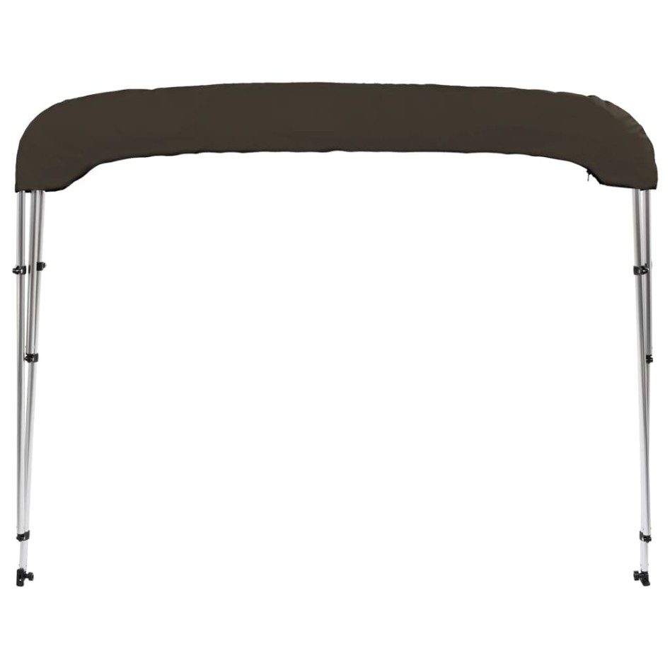 Toldo bimini de 3 arcos negro 183x180x137