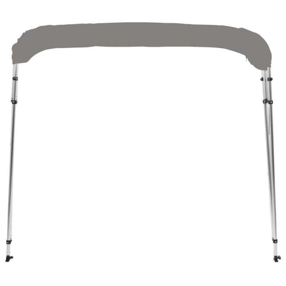 Toldo bimini de 4 arcos gris 243x180x137