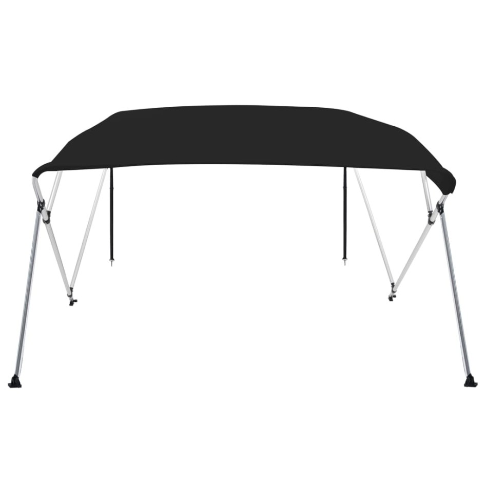 Toldo bimini de 4 arcos gris 243x210x137