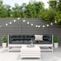 Set muebles jardín 4 pzas con cojines madera maciza pino