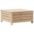 Juego de muebles de jardín 4 pzas y cojines madera maciza