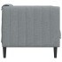 Sillón de tela gris