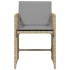 Sillones jardín con cojines 4 uds ratán sintético beige