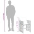 Sillones jardín con cojines 4 uds ratán sintético beige