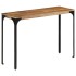 Mesa consola madera maciza de mango y hierro 110x35x76