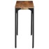 Mesa consola madera maciza de mango y hierro 110x35x76