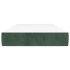 Colchón muelles ensacados terciopelo verde oscuro 120x190x20