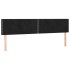 Estructura de cama sin colchón terciopelo negro 120x190