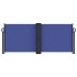 Toldo lateral retráctil azul 100x1000
