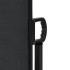 Toldo lateral retráctil negro 100x1000