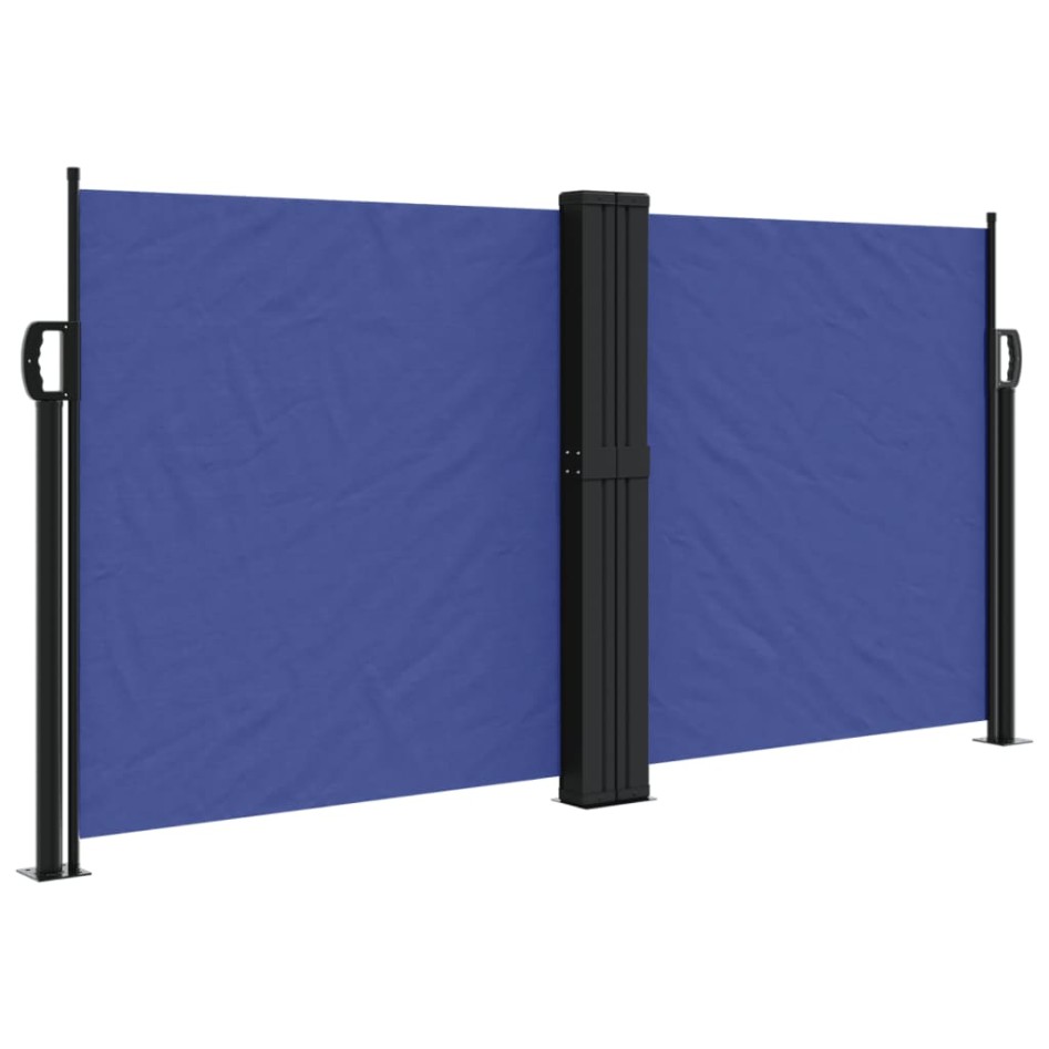 Toldo lateral retráctil azul 120x1000