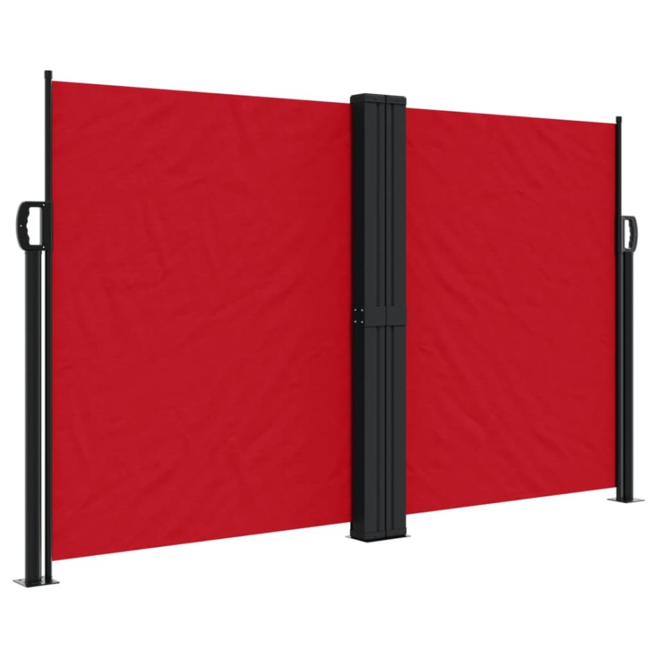 Toldo lateral retráctil rojo 140x1000