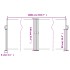 Toldo lateral retráctil rojo 140x1000
