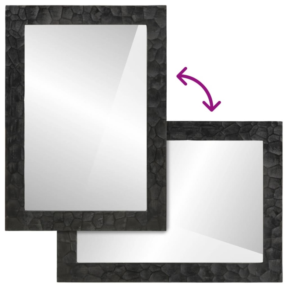 Conjunto de armarios de baño 2 piezas madera maciza de