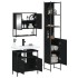 Juego de muebles de baño 3 pzas madera contrachapada