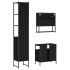 Juego de muebles de baño 3 pzas madera contrachapada