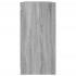 Estantería con puertas madera gris Sonoma 204x37x75