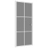 Puerta interior vidrio EGS y aluminio blanco 93x201,5