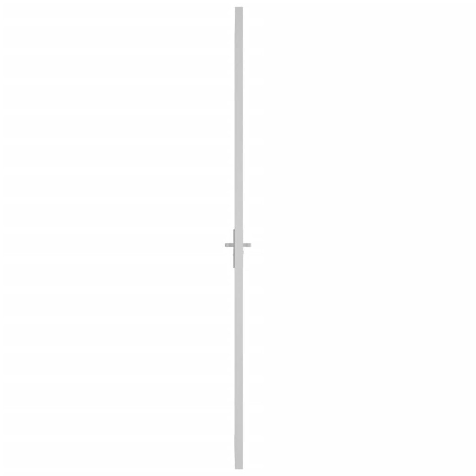 Puerta interior vidrio EGS y aluminio blanco 93x201,5