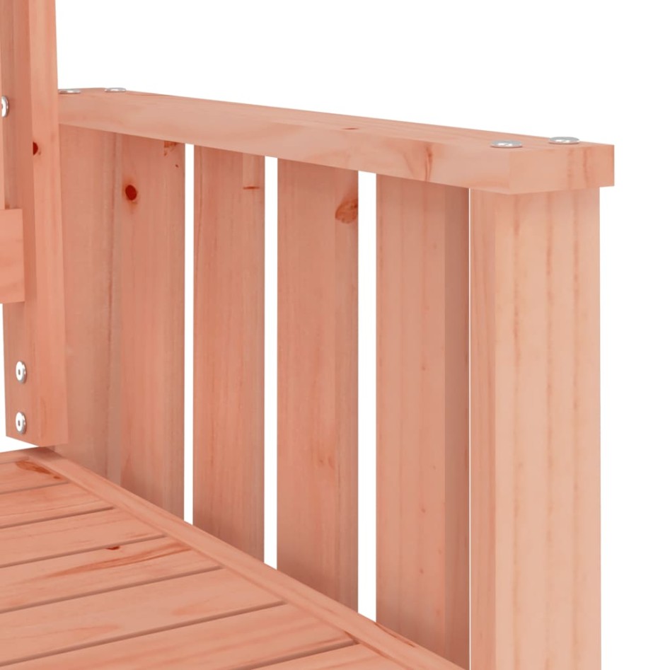 Banco de jardín con mesa 2 plazas madera maciza abeto