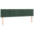 Cama box spring con colchón terciopelo verde oscuro 120x190