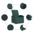 Sillón eléctrico reclinable elevable de tela verde
