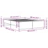 Estructura cama madera ingeniería metal roble ahumado