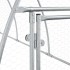 Conejera acero galvanizado plateado 600x105x120