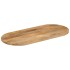 Tablero de mesa ovalado madera maciza de mango 140x60x2,5
