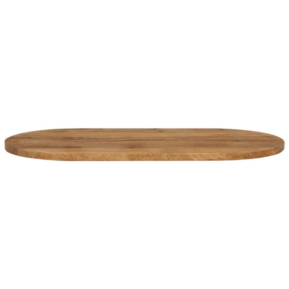 Tablero de mesa ovalado madera maciza de mango 140x50x3,8