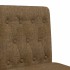 Taburetes altos 2 uds madera maciza de caucho y