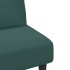 Juego de sofás con cojines 2 piezas terciopelo verde