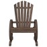Juego de muebles de jardín 4 piezas madera maciza de