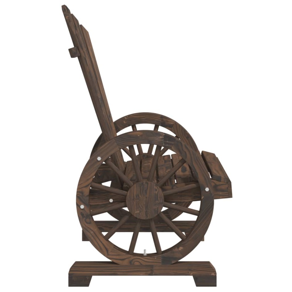 Juego de muebles de jardín 4 piezas madera maciza de